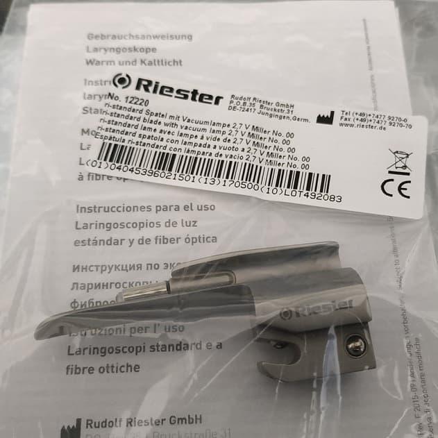 BLADE 00 LARINGOSCOPE RIESTER MILLER BAYI