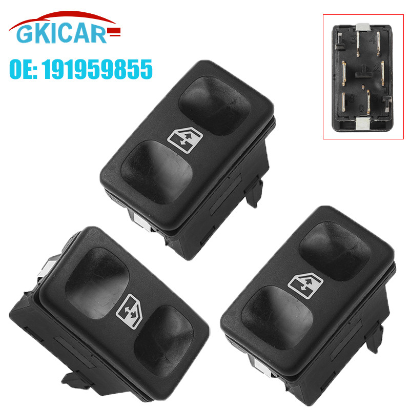 191959855 Electric Passenger Window Control Switch Console Button 19195985501C 6K0959855A For VW Jet