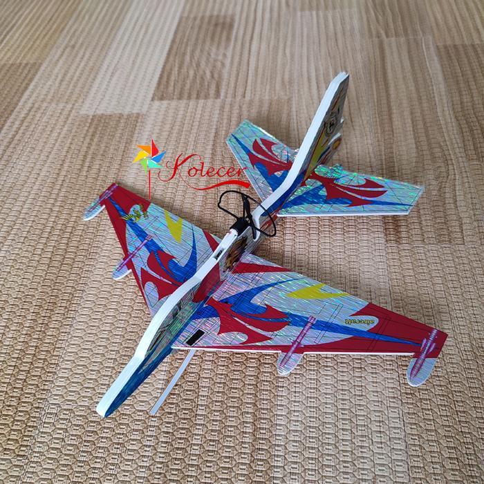 MAINAN PESAWAT ANAK PESAWAT MAINAN ANAK KOLECER JET F-16 SILVER