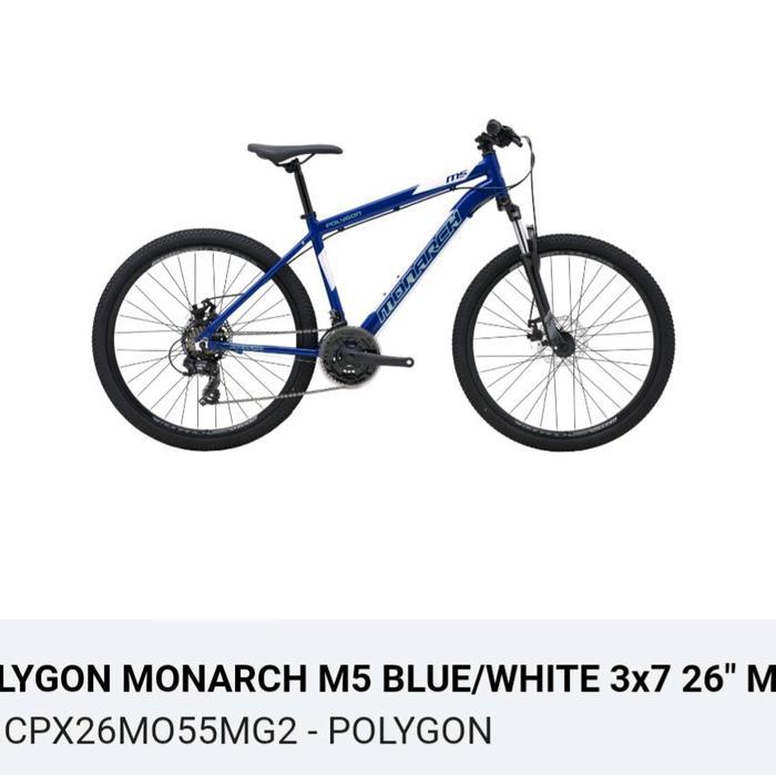 sepeda polygon monarch 5 m5 - biru/
