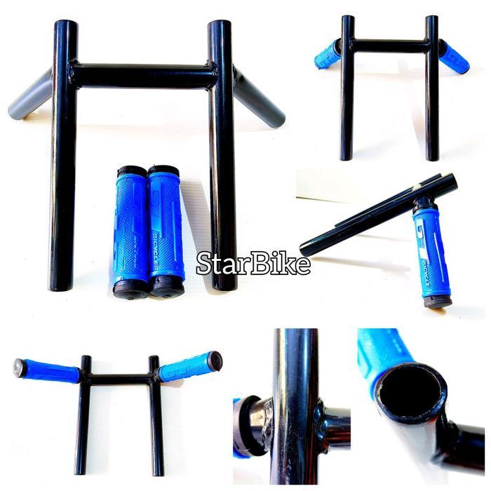 "New" Stir/Stang H Sepeda Anak Bmx Drag Beserta Handfat Nya Tebal
