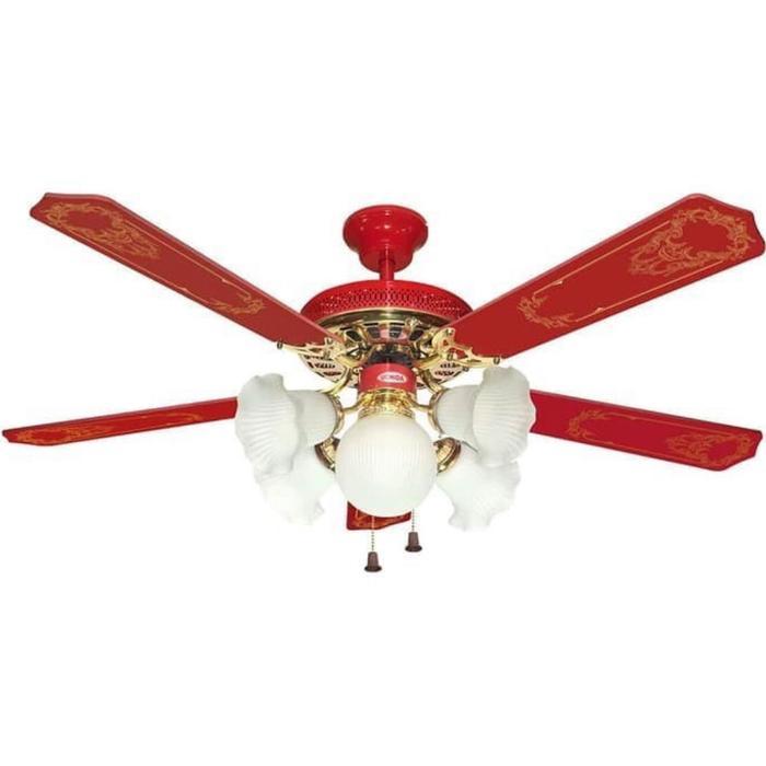 UCHIDA CEILLING FAN KIPAS ANGIN PLAFON 52" /132 CM 5 LAMPU CF 111
