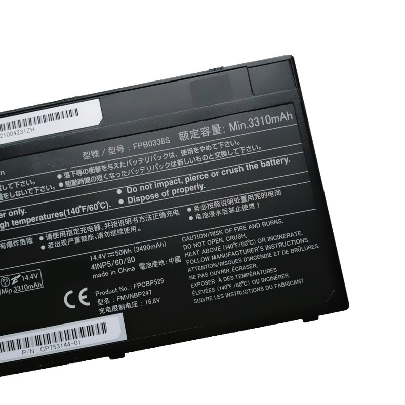 FPB0338S FPCBP529 FMVNBP247 Laptop Battery For FUJITSU LifeBook E559 E549 E459 E548 E449 14.4V
