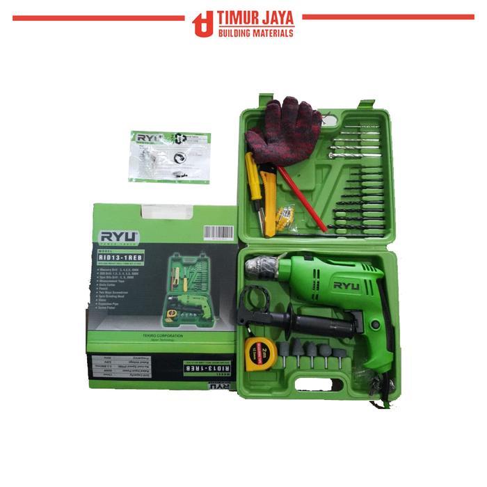 RYU KOPER SET 13 mm Mesin Bor Impact Drill Beton Tembok Black Decker
