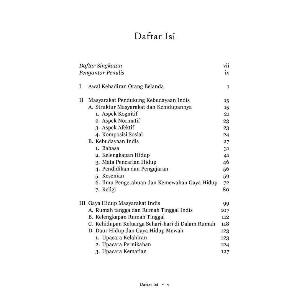 KEBUDAYAAN INDIS: DARI ZAMAN KOMPENI SAMPAI REVOLUSI