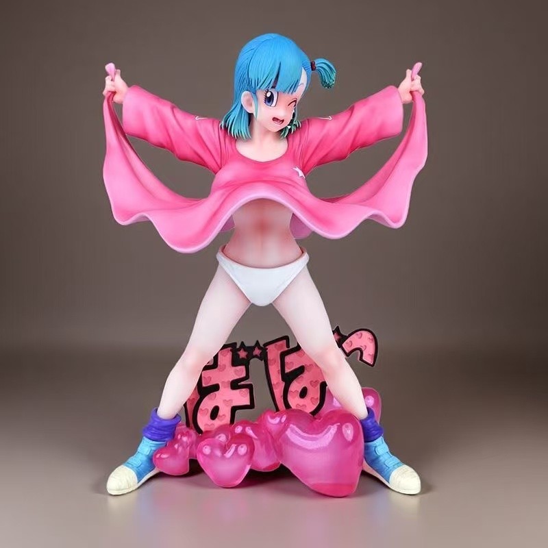 Dragon Ball Z Bulma Figure Lift Up The Skirt Bulma Action Figure Pvc Statue Collection Model Toys