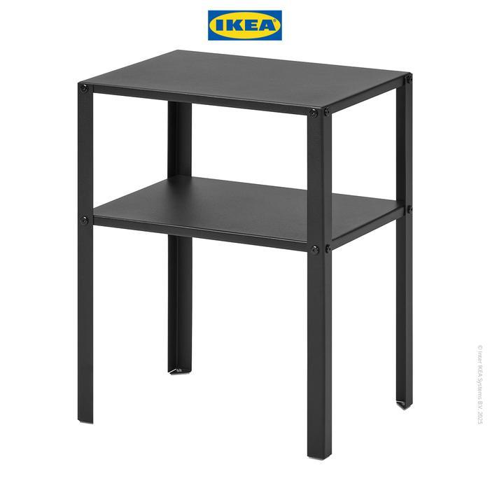 IKEA KNARREVIK Meja Samping Tempat Tidur Bahan Baja 37x28 cm