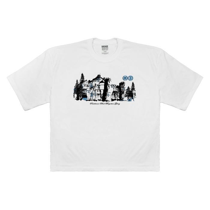 ASLI Moxie Kaos Boxy The Ages Unisex Katun Combed Putih White T-shirt READY STOCK
