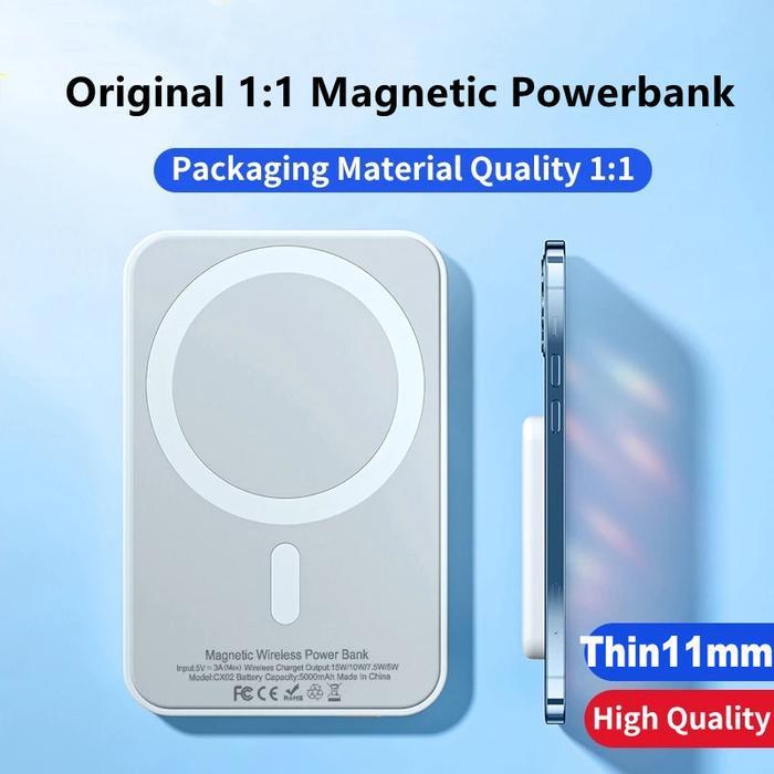 Magsafe Charger Powerbank 20000Mah Magnetic Baterai Kembali Fast Charging Powerbank With Panggilan