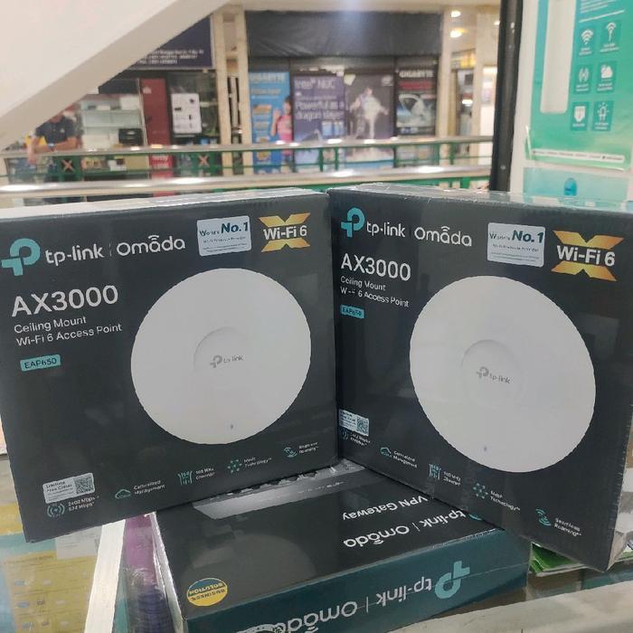 New Best Quality 100% Original Tp-Link Eap650 Ax3000 Ceiling Mount Wifi 6 Access Point Eap 650 Resmi