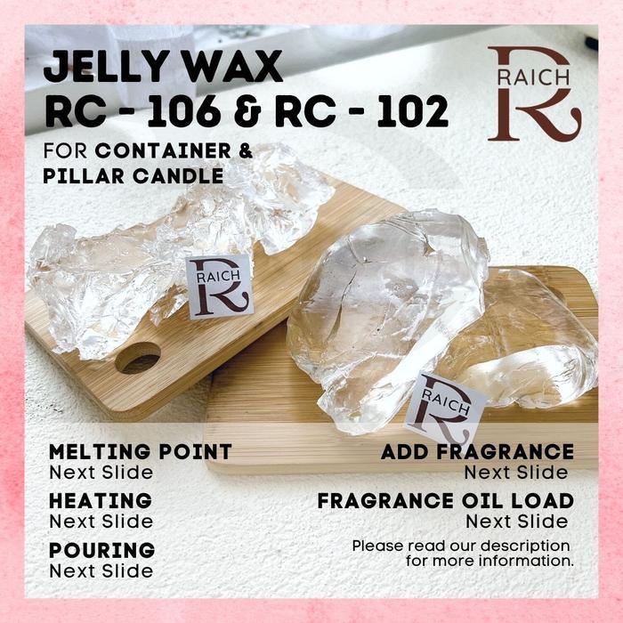 Terlaris Raw Jelly Wax Bahan Lilintransparan Bening Candle Clear Diy Kerajinan
