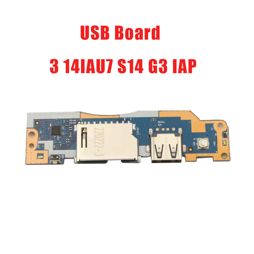 Laptop USB Board For Lenovo For IdeaPad 3 14IAU7 S14 G3 IAP 82RJ 5C50S25320 JS478 JV473 NS-E341 New