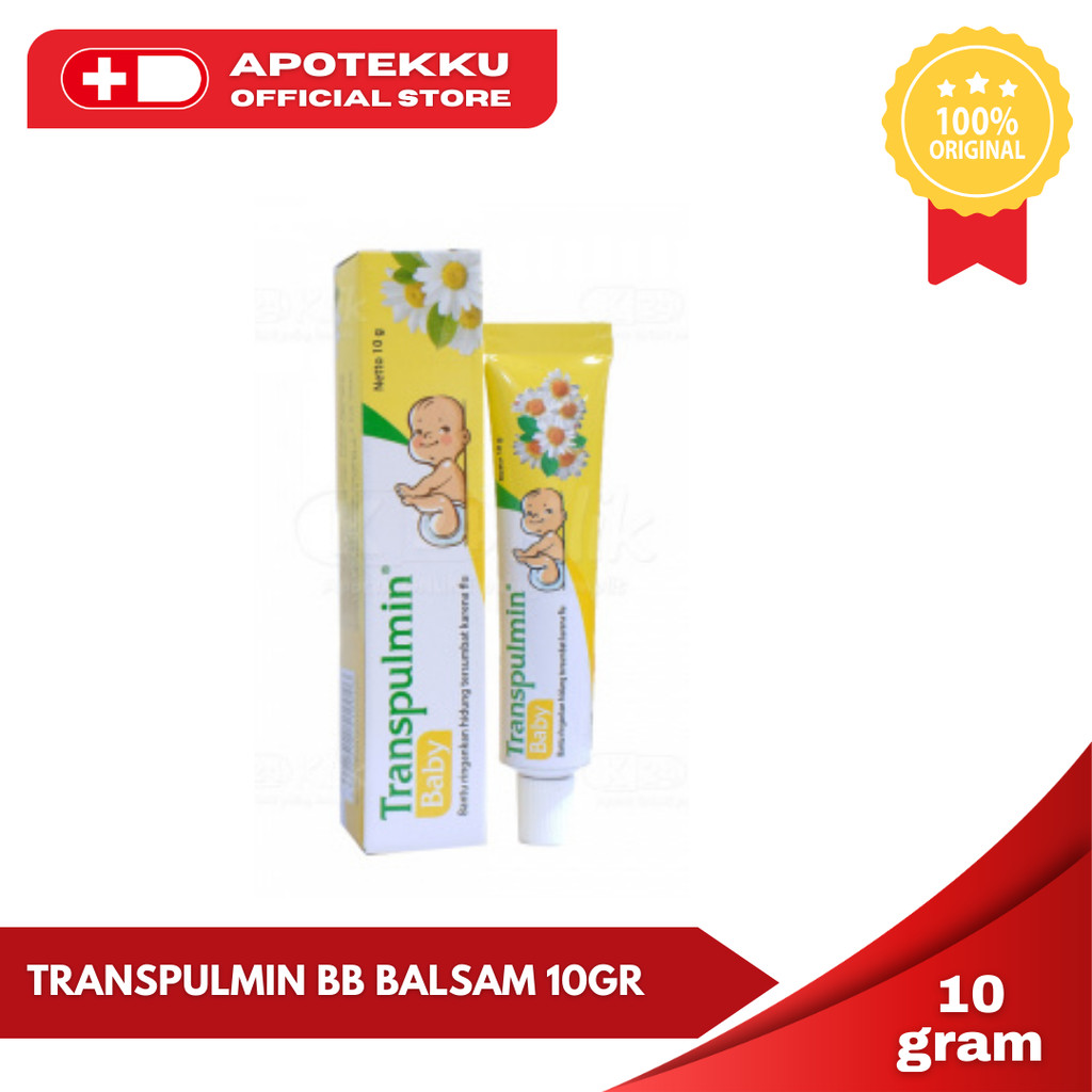 Transpulmin Baby Balsam 10g - Balsam Bayi Flu & Batuk