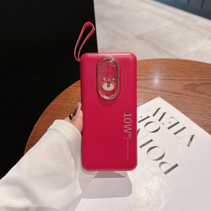 Acmic Techlife - Q10 Power Bank 30000Mah 4In1 Fast Charge Dengan 2 Flashlight Led Display Kualitas