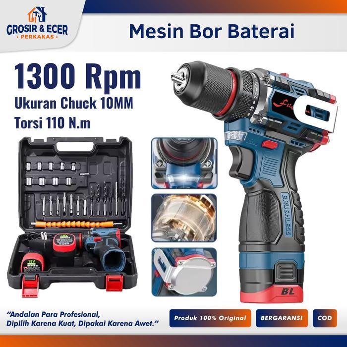 Orion Modern - Mesin Bor Baterai 10Mm Cordless Drill Battery Fligman - Mesin Bor Cordless Drill