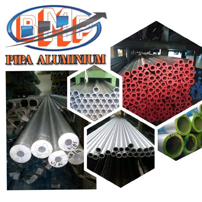 pipa aluminium 6063 diameter 22mm x Tebel 4mm x panjang 850mm