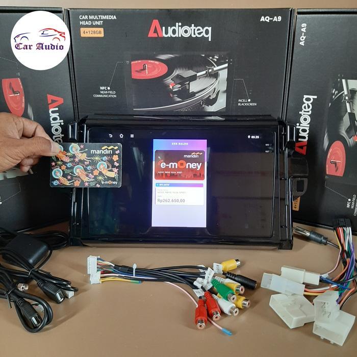 HEAD UNIT ANDROID TOYOTA FORTUNER 2016 - UP ANDROID 9 INCH RAM 4/128 GB - NFC - ANDROID AUDIOTEQ NFC