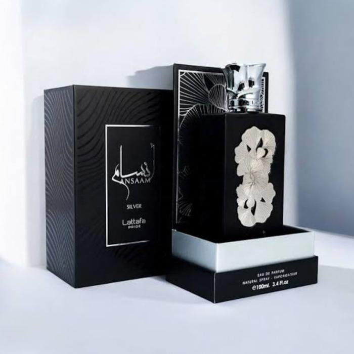 ansaam silver lattafa 100ml