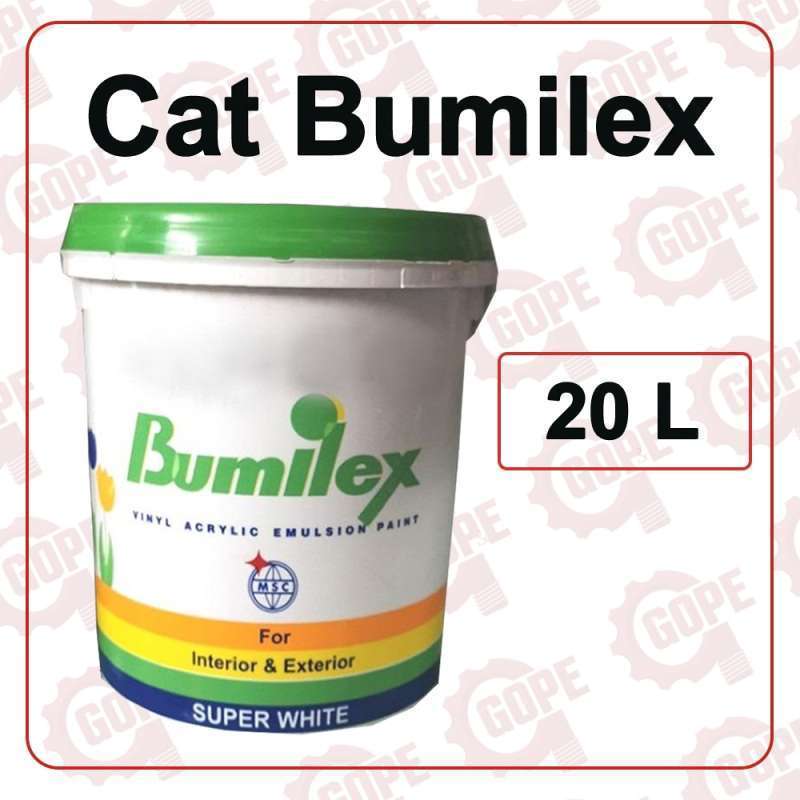 CAT TEMBOK BUMILEX WARNA PUTIH @1 PAIL