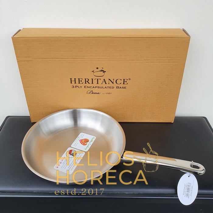 Terbaru Bima Heritance Pro-Lite Fry Pan 26Cm Bp121826, Inox Premium Stainless Steel Frying Pan