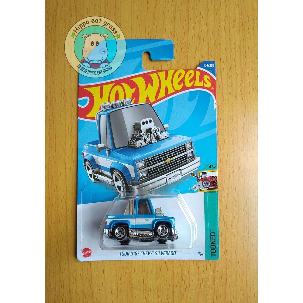 Hot Wheels Hotwheels Tooned 83 Chevy Silverado Siap Kirim