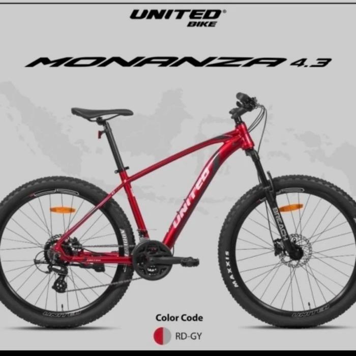 sepeda gunung 27.5 UNITED MONANZA 4.0 - Merah