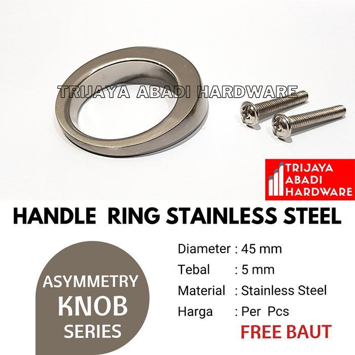 Handle Knob Ring Stainless Steel - Tarikan Lemari Laci Kabinet Premium