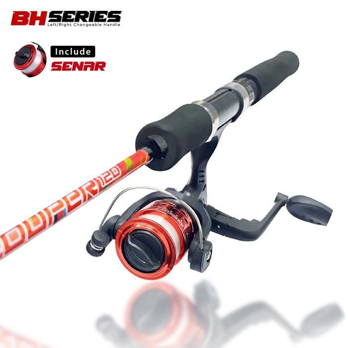 DISKON 1 PAKET JORAN PANCING SPINNING JM 1.20M / 1.35M / 1.50M REEL PANCING SERIES BH200 SPINNING