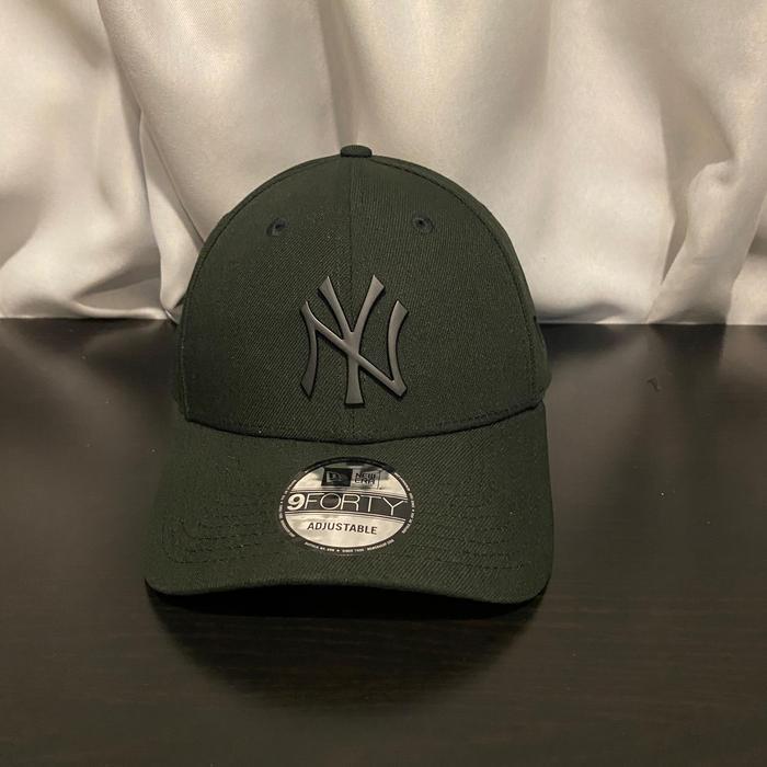 New Era 9Forty Metal New York Yankees Logo Black Hitam / Topi 100%Original
