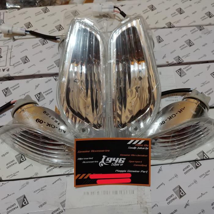 Lampu Sign / Sein Vespa Lx / Sein Vespa S Old Non Facelift Set Original