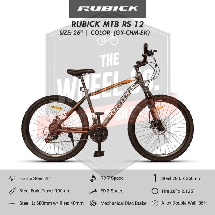 RUBICK SEPEDA GUNUNG MTB UKURAN 26 INCH RUBICK PENGIRIMAN AREA BALI(DENPASAR DAN BADUNG) KEADAAN TER