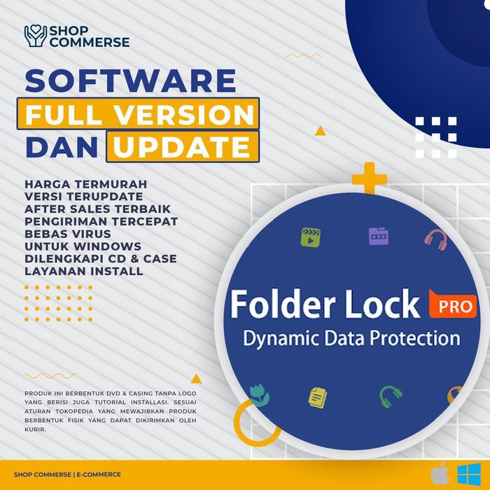 Folder Lock Full Version Lifetime untuk mengunci folder dan file rahasia di PC