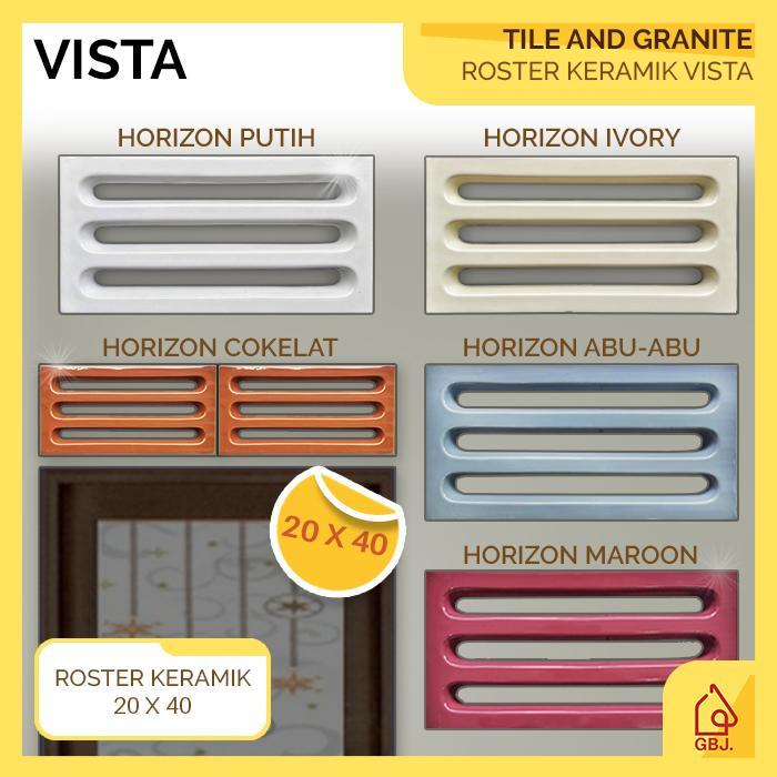 Roster Keramik 20 X 40 Vista / Lubang Angin / Ventilasi Murah