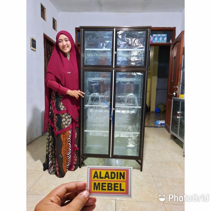 Rak Piring Aluminium Pintu 2 Sidoarjo