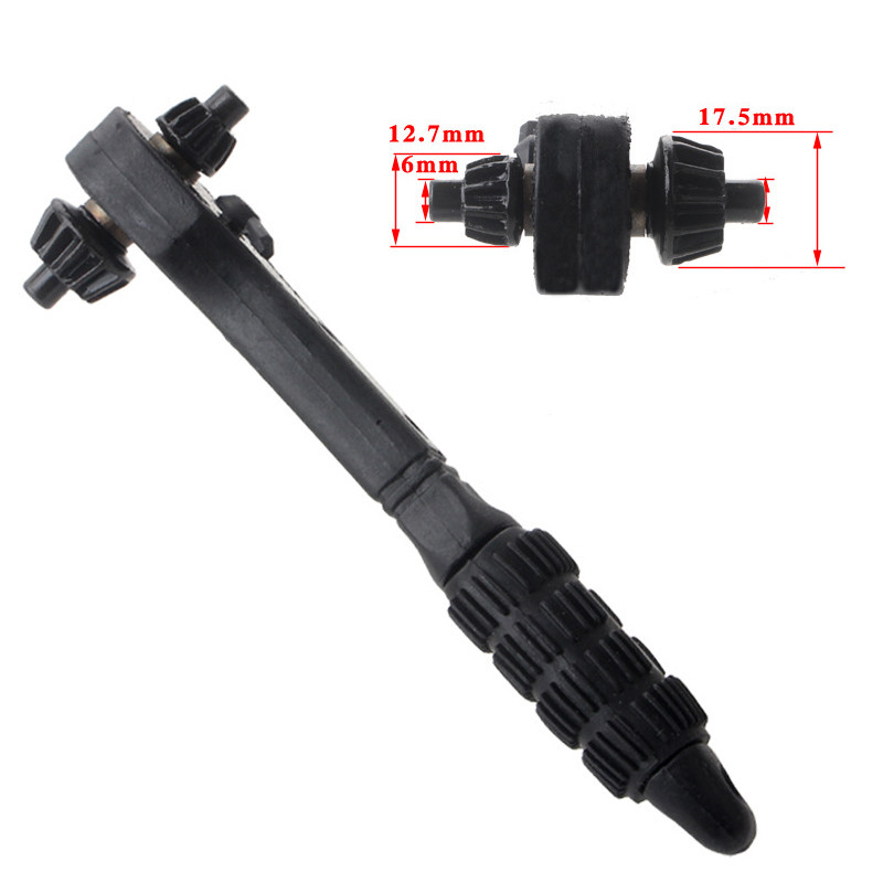 2 In 1 Bor Chuck Kunci Kunci Pas Ratchet Kunci Pas Universal Bor Tangan Chuck Kunci Bor Listrik Kunc