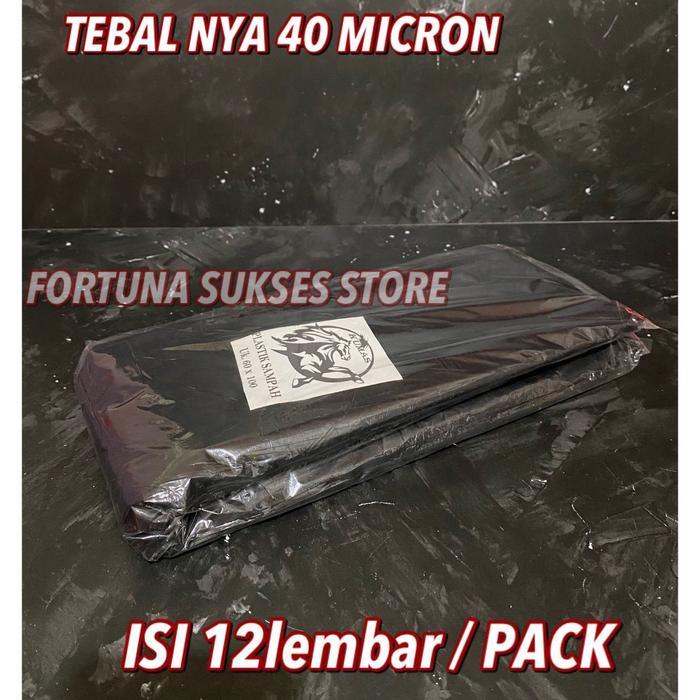 NEWW Trashbag 60x100 - Kantong Plastik Sampah 60x100 Hitam Tebal - Polybag 60x100cm