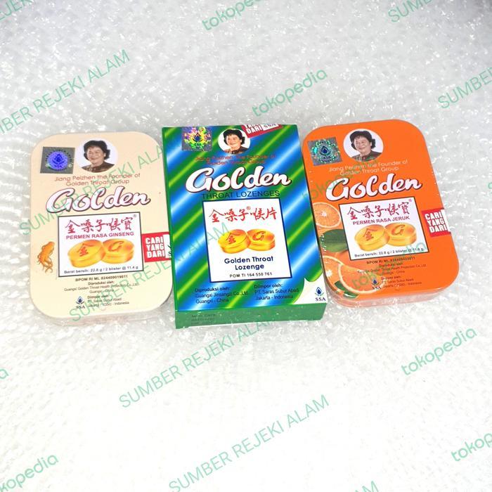 "New" Permen Golden Throat Lozenges / Permen Batuk