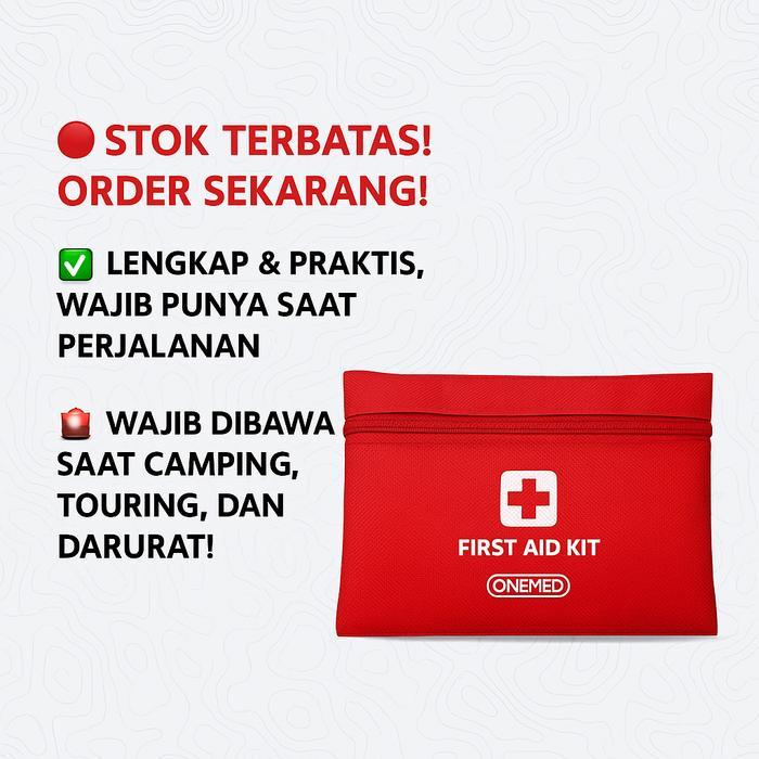 N3W P3K Kit Pendaki Dompet First Aid Kit Isi Lengkap untuk Hiking, Camping, Naik Gunung & Travel
