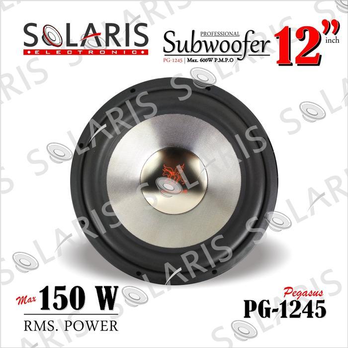 TERLARIS SUBWOOFER 12 Inch 150 Watt RMS DOUBLE COIL Pegasus PG-1245 SALE