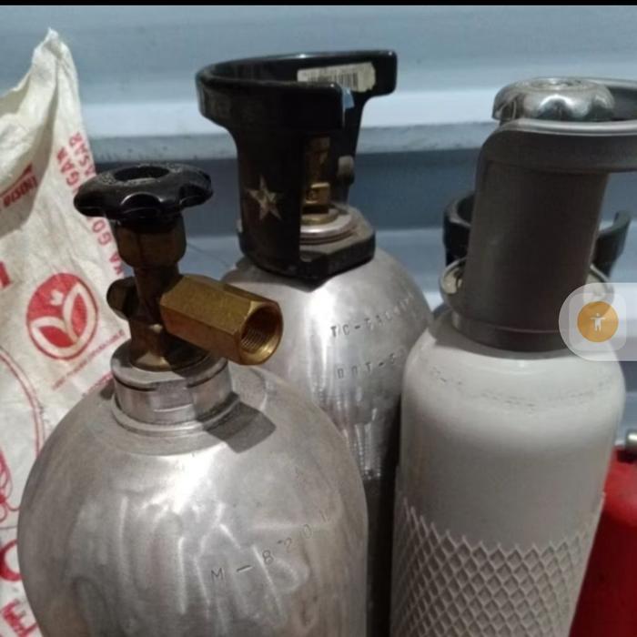 Neple Converter konektor tabung co2 ke o2 konverter nepel oksigen