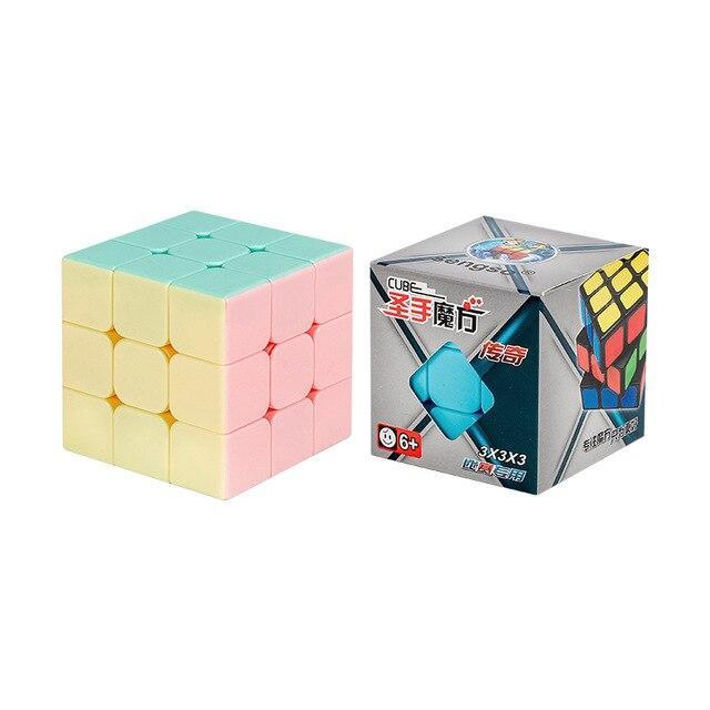 Cube 3X3 - Shengshou legend 3x3 stickerless macaron Original