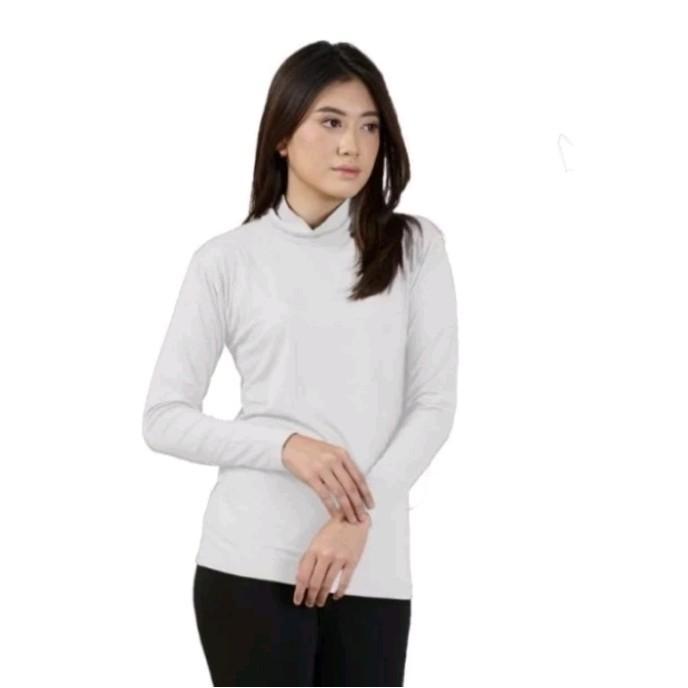 SALE Manset Wanita Tangan Panjang Kaos Polos inner Atasan Baju Crop Top TERMURAH