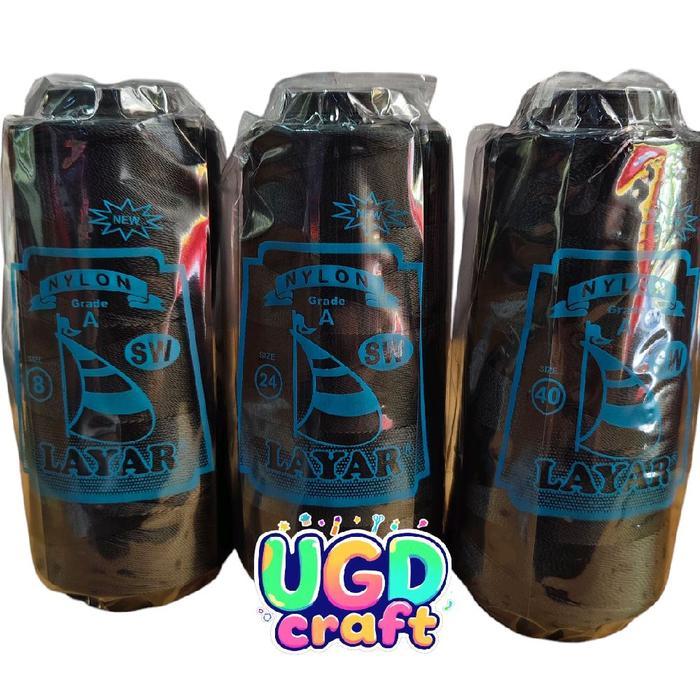 Benang Jahit Nilon Cap Layar / Jahit Nylon Sol Sepatu Sofa dan Bahan kulit lain nya