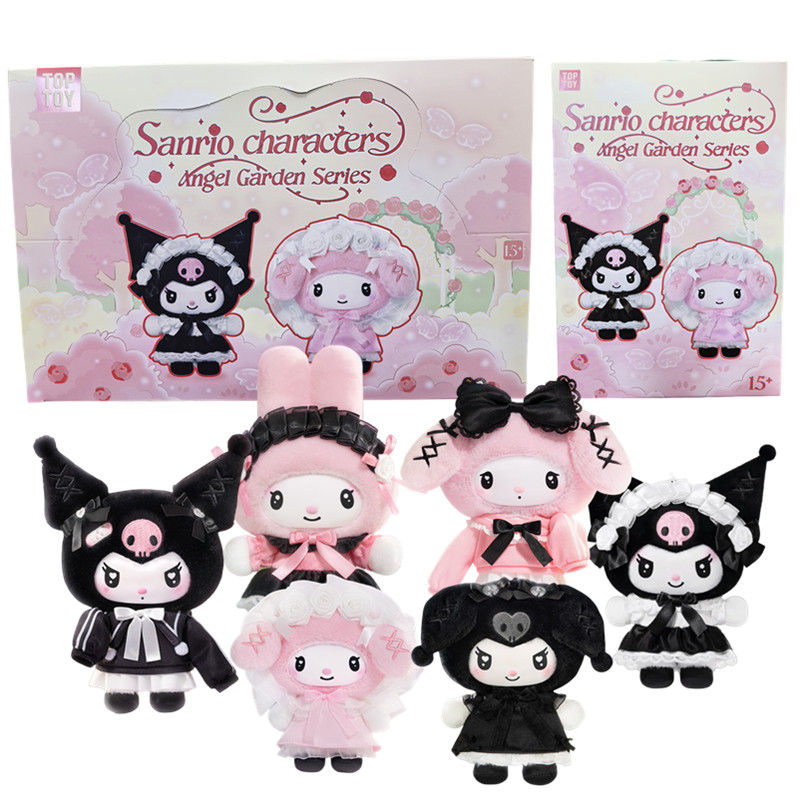 Toptoy Sanrio Characters Angel Garden Series Vinyl Blind Box Tidy Play Kuromi Melody Cute Vinyl Face