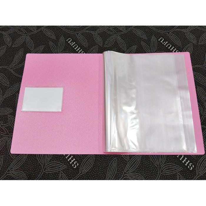 Clear Holder macarons A5 ( 19 x 24 cm) 40 lembar Inter x Folder - 1 pcs