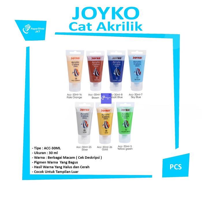 Joyko Cat Akrilik Acrylic Colors ACC-30ML Warna [ SATUAN ]