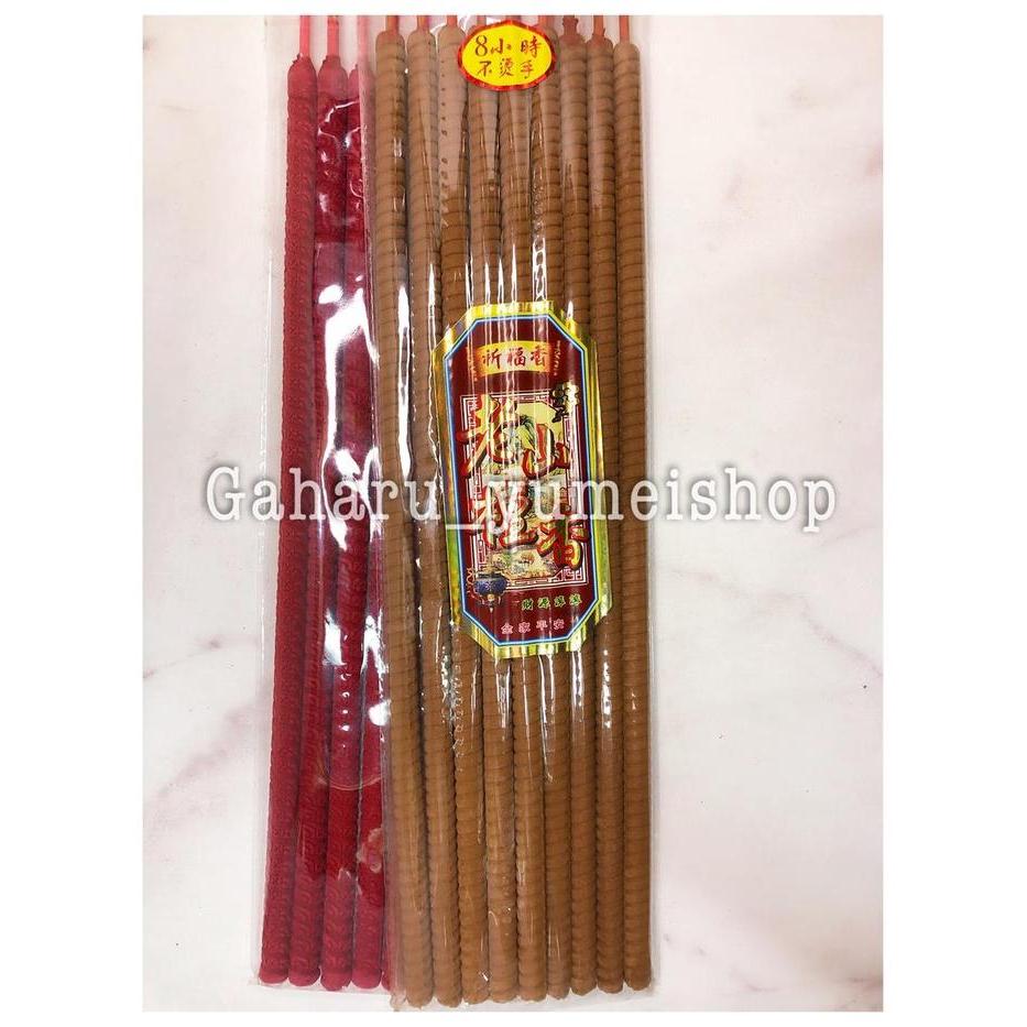 Hio Dupa Ulir Wangi Cendana 8 Jam 9 Btg L Lau San Tan Xiang