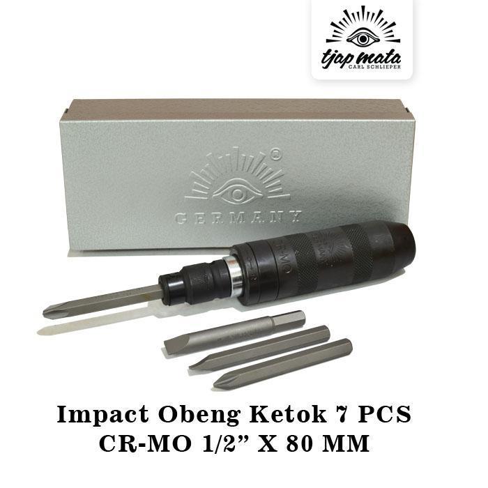 TJAP MATA / CAP MATA Impact Obeng Ketok Set 7 PCS