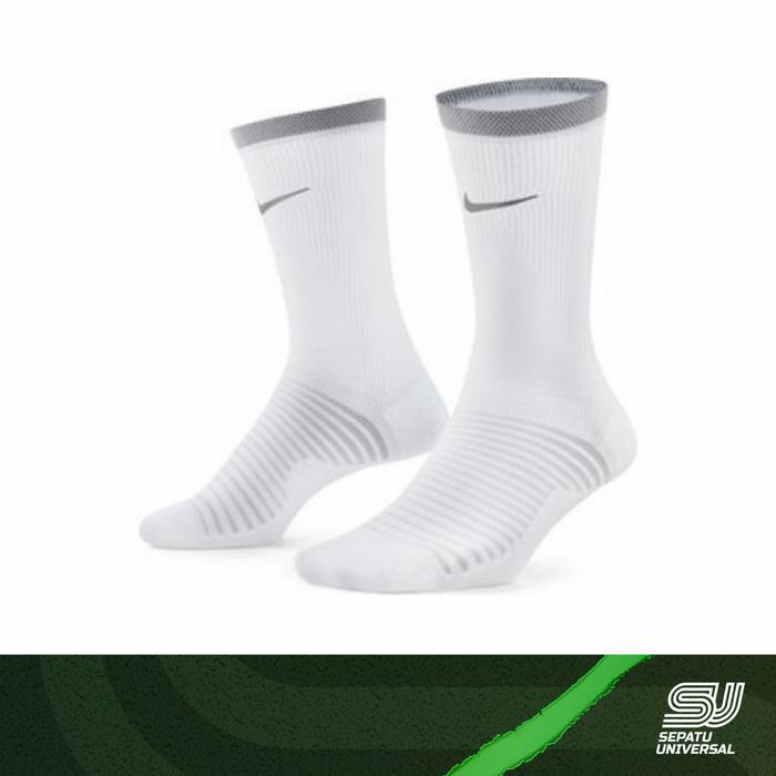 Nike Spark Lightweight Crew Running Socks White