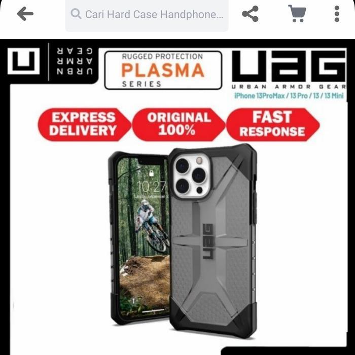 Case Iphone 13 Pro Max 13 Pro Uag Plasma Rugged Transparant Cover